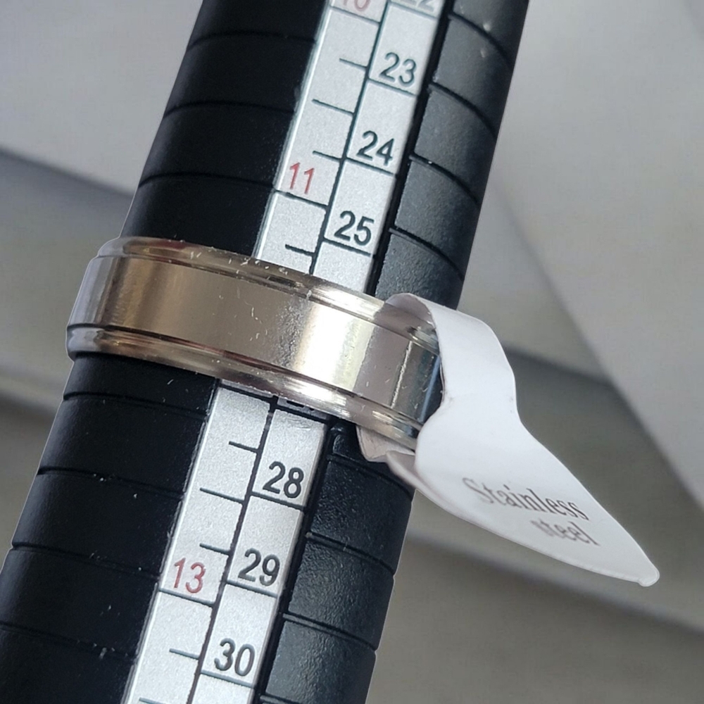 Silver Stainless Steel Ring